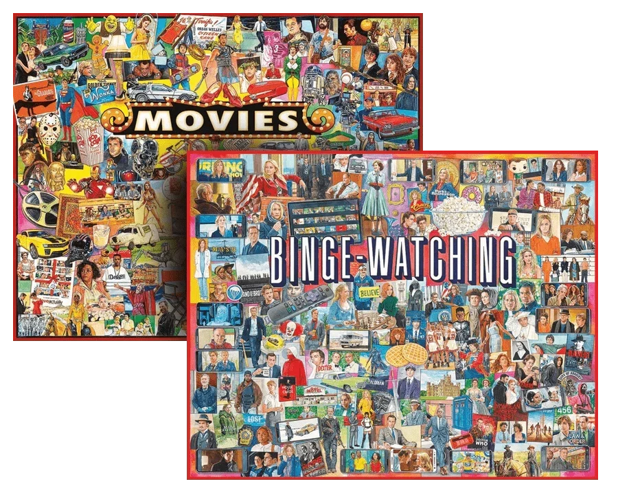 Set of 2: Artist Jim Mellett- Pop Culture Bundle 1000 piece